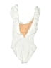J.Crew Solid Ivory One Piece Swimsuit Size 11 - photo 2