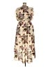 City Chic Floral Tan Casual Dress Size 18 Plus (M) - photo 2
