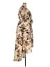 City Chic Floral Tan Casual Dress Size 18 Plus (M) - photo 4