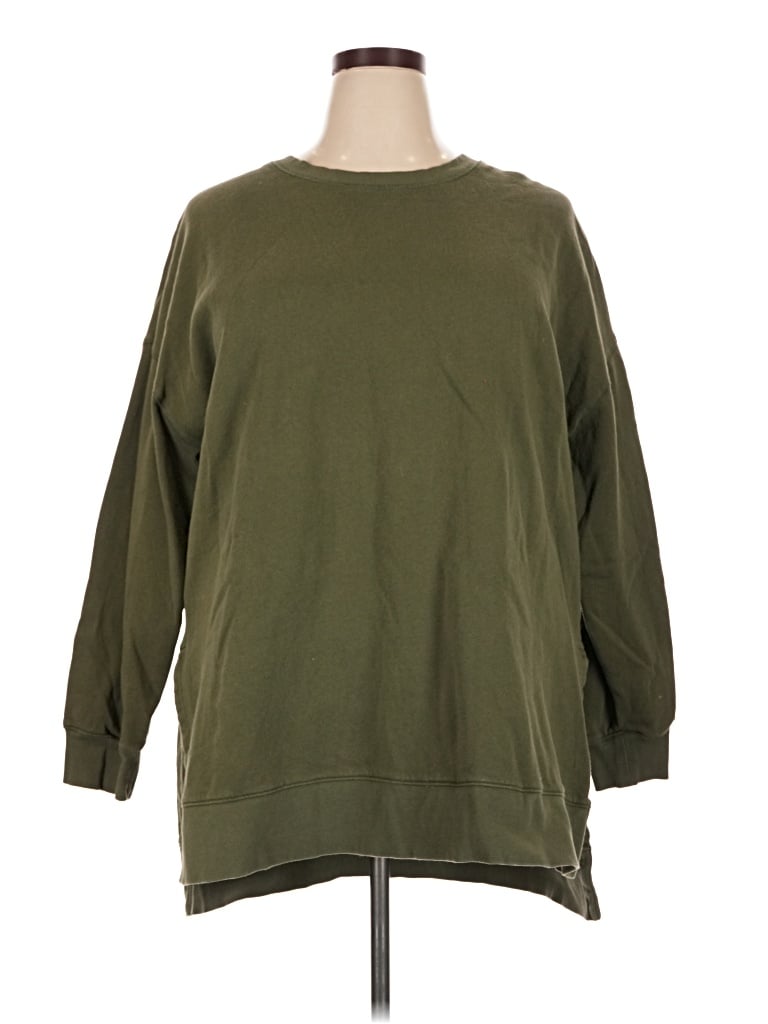 Pre-owned Old Navy Sweatshirt In Green