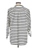 J.Jill Stripes White 3/4 Sleeve Blouse Size Med Petite - photo 2