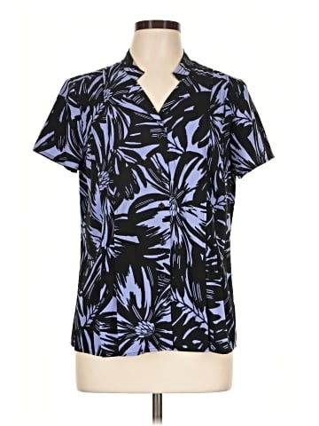 Dana Buchman Short Sleeve Blouse (view 1)