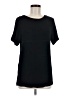 Nicole Studio Black Short Sleeve Top Size 8 Petite - photo 1