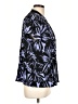 Dana Buchman 100% Polyester Tropical Blue Short Sleeve Blouse Size L - photo 4