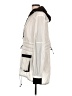 Blanc Noir 100% Nylon Ivory Raincoat Size L - photo 5