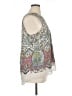 Signature Studio 100% Polyester Paisley Ivory Sleeveless Blouse Size XL - photo 4