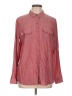 Express Chevron-herringbone Red Long Sleeve Blouse Size L - photo 1
