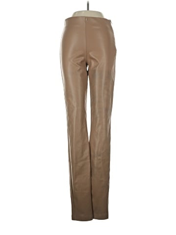 Zara Faux Leather Pants (view 1)