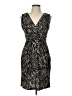 Iz Byer Animal Print Black Cocktail Dress Size L - photo 1
