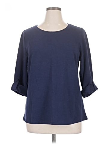 Soft Surroundings 3/4 Sleeve Top (view 1)