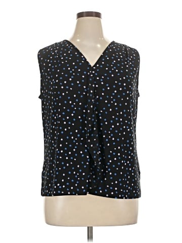Roz & Ali Sleeveless Blouse (view 1)