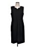 Talbots Solid Black Cocktail Dress Size 12 - photo 1