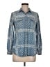 Thread & Supply 100% Lyocell Blue Long Sleeve Button-Down Shirt Size S - photo 1