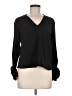 Zara Basic 100% Polyester Black Long Sleeve Blouse Size M - photo 1
