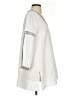 Zara Basic Silver 3/4 Sleeve Blouse Size XS - photo 4