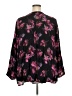 Terra & Sky 100% Viscose Black 3/4 Sleeve Blouse Size 3X - photo 2
