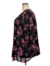 Terra & Sky 100% Viscose Black 3/4 Sleeve Blouse Size 3X - photo 5