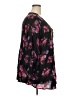Terra & Sky 100% Viscose Black 3/4 Sleeve Blouse Size 3X - photo 4