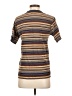 Vans 100% Cotton Stripes Brown Short Sleeve Turtleneck Size S - photo 2