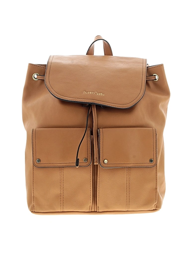 Pre-owned Franco Sarto Backpack In Tan
