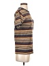 Vans 100% Cotton Stripes Brown Short Sleeve Turtleneck Size S - photo 4