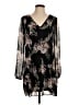 BCBGeneration 100% Polyester Floral Black Cocktail Dress Size S - photo 1