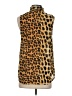 Forever 21 100% Polyester Animal Print Brown Sleeveless Blouse Size S - photo 2