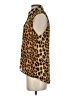 Forever 21 100% Polyester Animal Print Brown Sleeveless Blouse Size S - photo 5