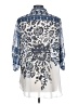 One World 100% Polyester Blue Casual Dress Size L - photo 2