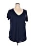 Torrid Blue Short Sleeve T-Shirt Size 1X Plus (1) - photo 1