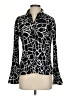 Christopher & Banks Print Black Blazer Size S - photo 1