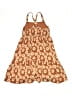 Hanna Andersson 100% Cotton Print Brown Dress Size 6 - 7 - photo 2