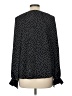 Express 100% Polyester Polka Dots Black Long Sleeve Blouse Size L - photo 2