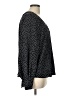 Express 100% Polyester Polka Dots Black Long Sleeve Blouse Size L - photo 4