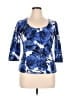 Boston Proper Blue 3/4 Sleeve Top Size XL - photo 1