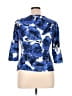 Boston Proper Blue 3/4 Sleeve Top Size XL - photo 2