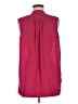 Halogen 100% Polyester Polka Dots Red Sleeveless Blouse Size M - photo 2