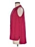 Halogen 100% Polyester Polka Dots Red Sleeveless Blouse Size M - photo 5