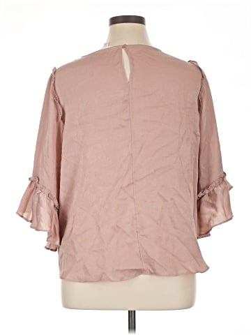 LC Lauren Conrad 3/4 Sleeve Blouse (view 2)