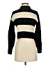 Tibi Stripes Black Turtleneck Sweater Size XS - photo 1