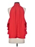 Amanda Uprichard 100% Polyester Red Sleeveless Blouse Size S - photo 2