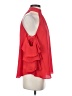 Amanda Uprichard 100% Polyester Red Sleeveless Blouse Size S - photo 4