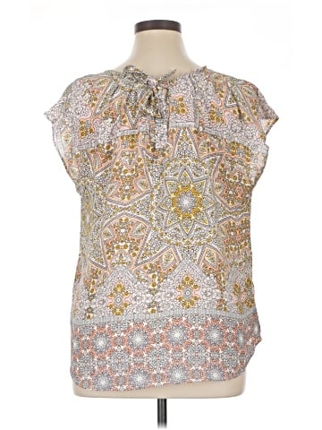 Lauren Conrad Short Sleeve Blouse (view 2)