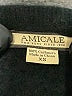 Amicale Stripes Black Turtleneck Sweater Size XS - photo 7