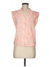 Carve Designs Pink Sleeveless Button-Down Shirt Size M - photo 1