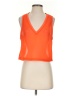 lucy 100% Polyester Orange Tank Top Size XS - photo 1
