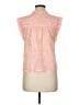 Carve Designs Pink Sleeveless Button-Down Shirt Size M - photo 2