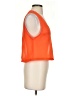 lucy 100% Polyester Orange Tank Top Size XS - photo 4