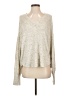 Saturday Sunday Metallic Silver Pullover Sweater Size S - photo 1