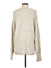Saturday Sunday Metallic Silver Pullover Sweater Size S - photo 2